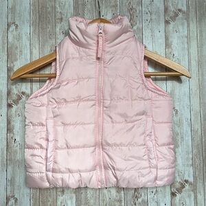 NWOT Birch & Stone Girls Vest sz 4 Jacket Pink Fleece Lined Full Zip Sherpa Cozy
